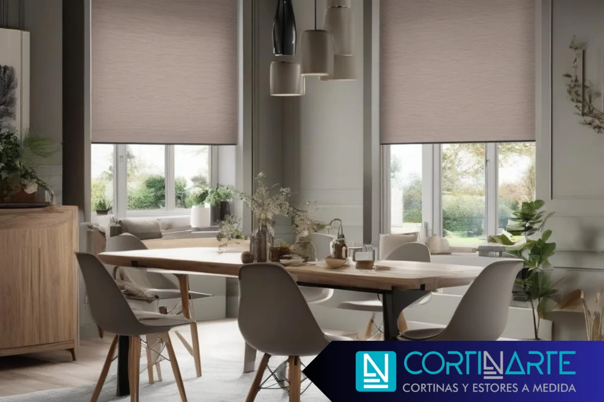 estores enrollables elegantes para interiores