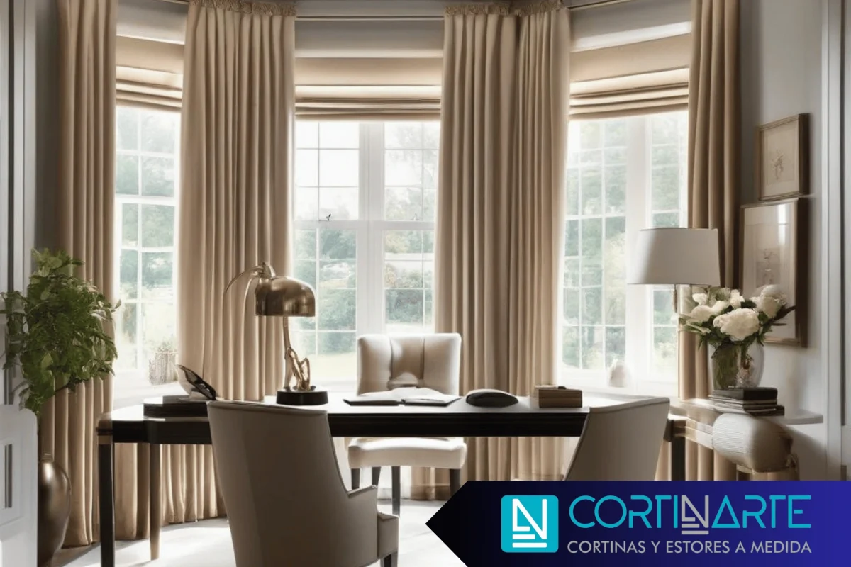 Cortinas de Seda para Decoración de comedores