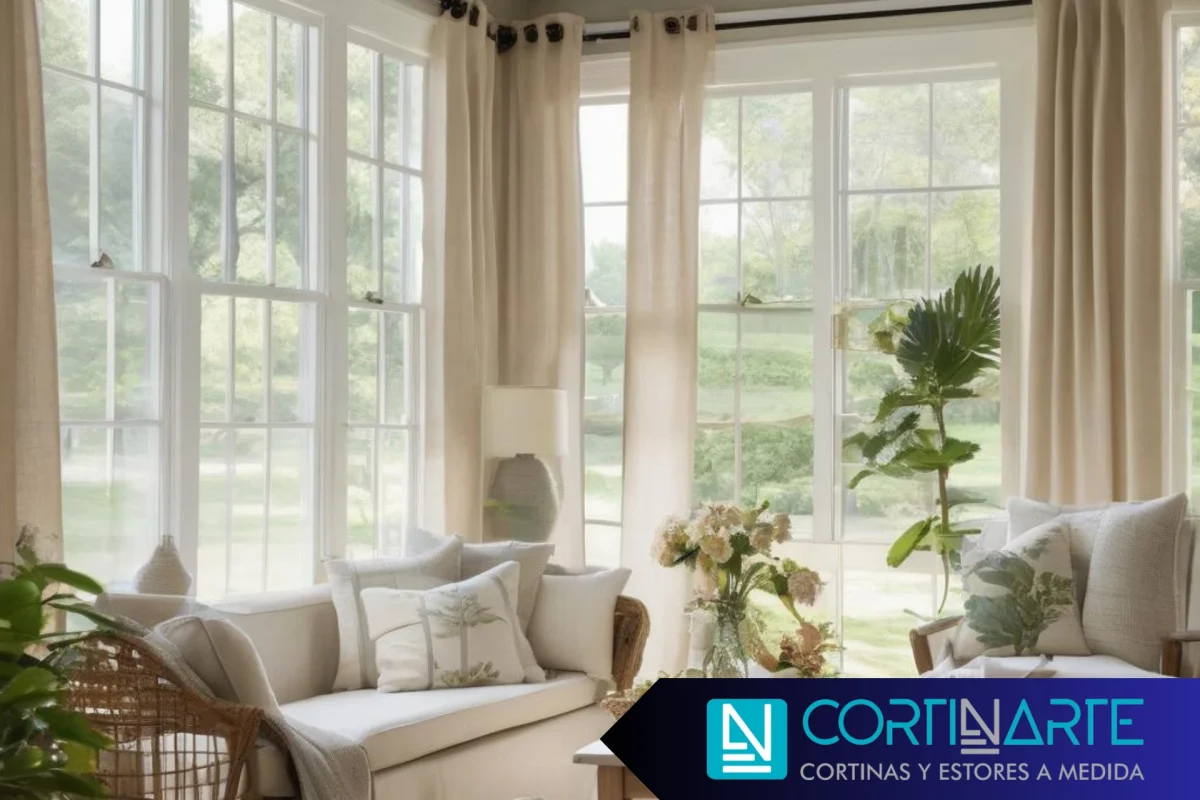 Cortinas en Ambientes Luminosos comedor