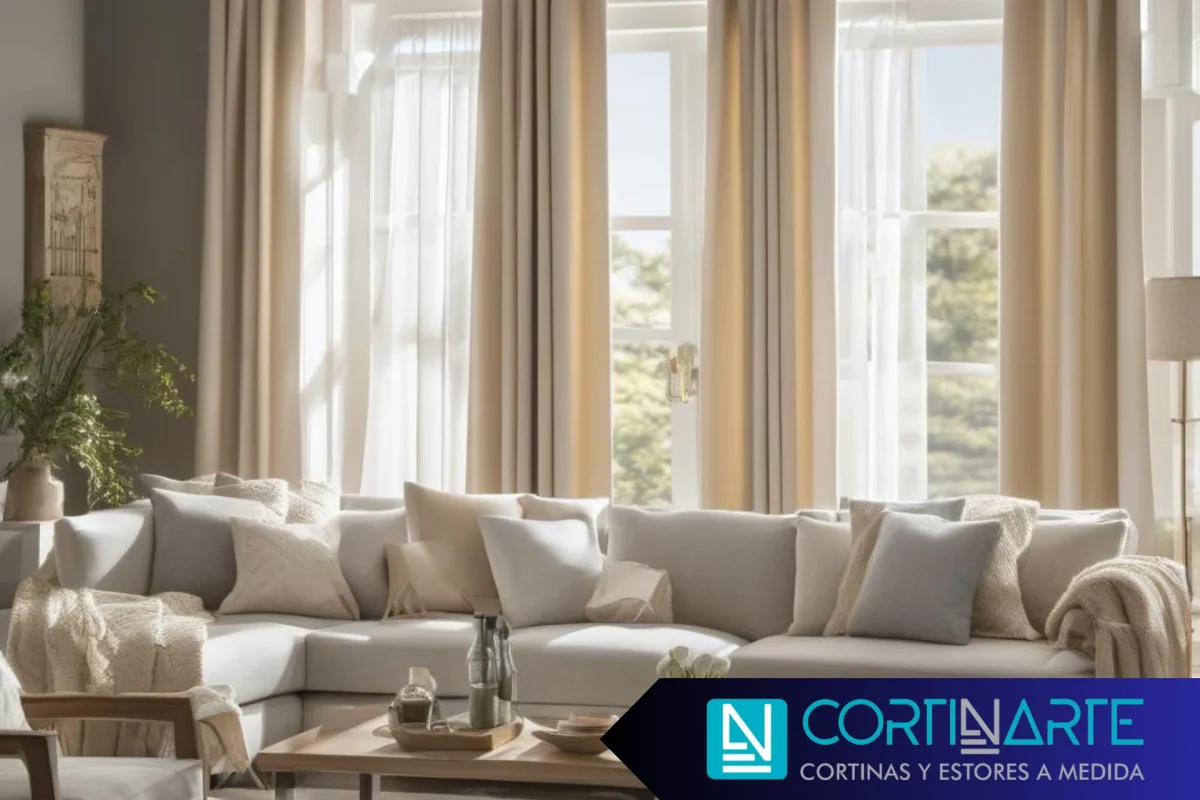 Cortinas en Ambientes Luminosos comedor