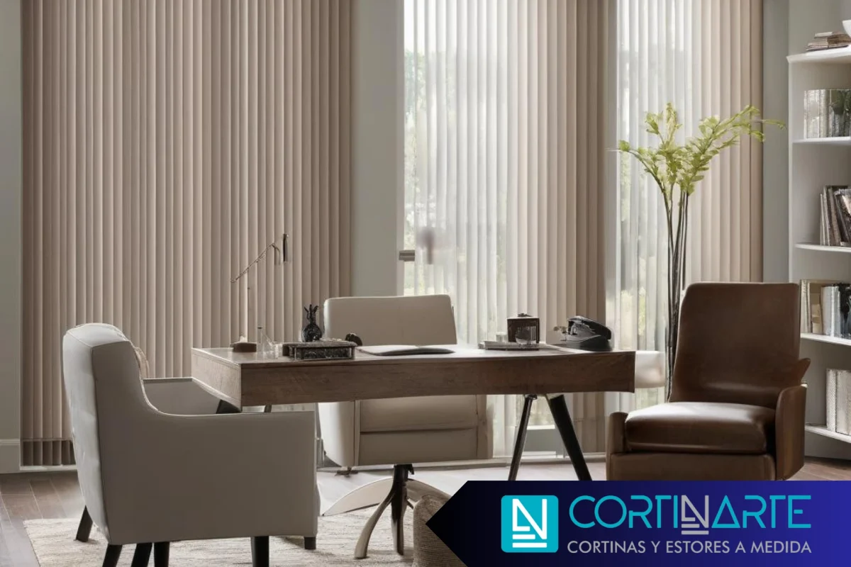 Cortinas Verticales para Interiores Contemporáneos