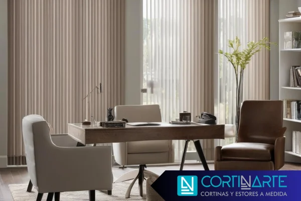 Cortinas Verticales para Interiores Contemporáneos