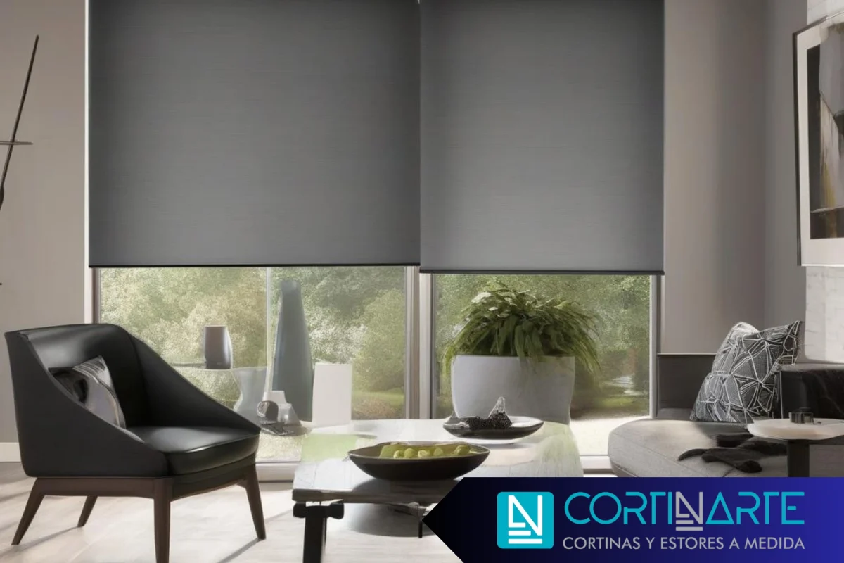 Estores Enrollables en Proyectos de Interiorismo comedor