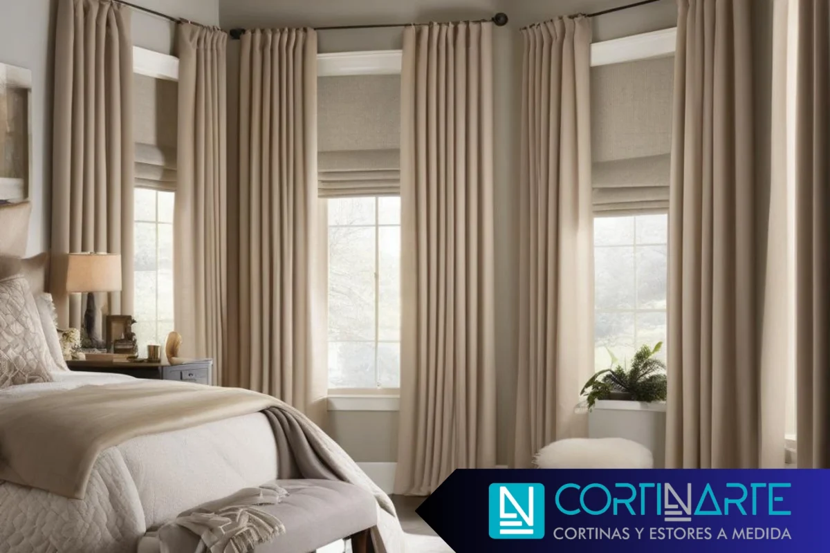 cortinas con aislamiento térmico