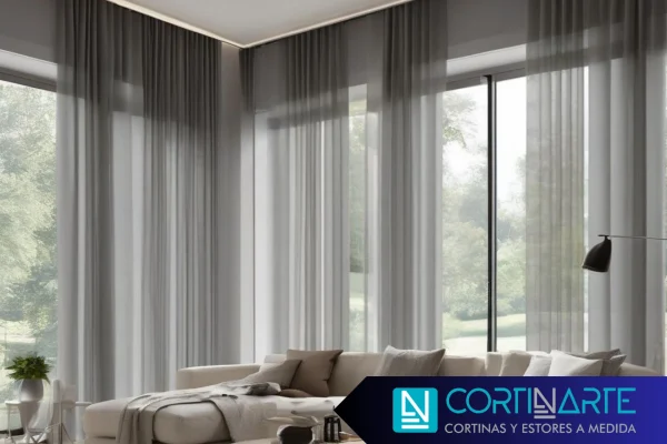 Cortinas modernas para ventanas grandes