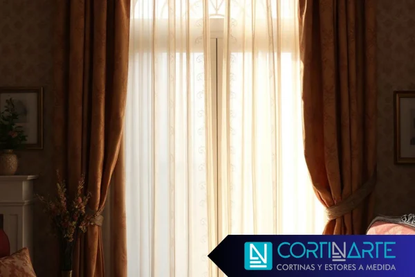 cortinas de tela para un toque acogedor