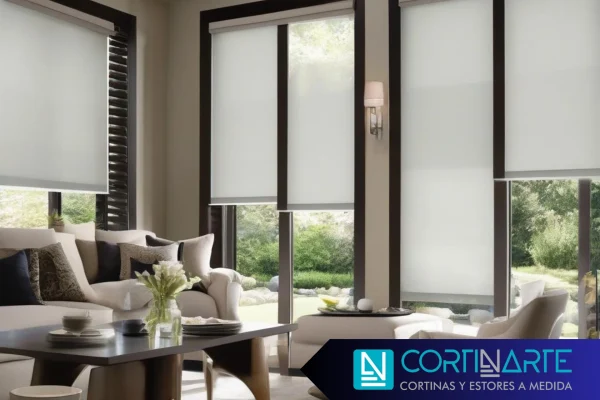 cortinas enrollables para separar ambientes