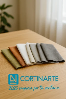 Muestras de tejidos para cortinas de moda 2025