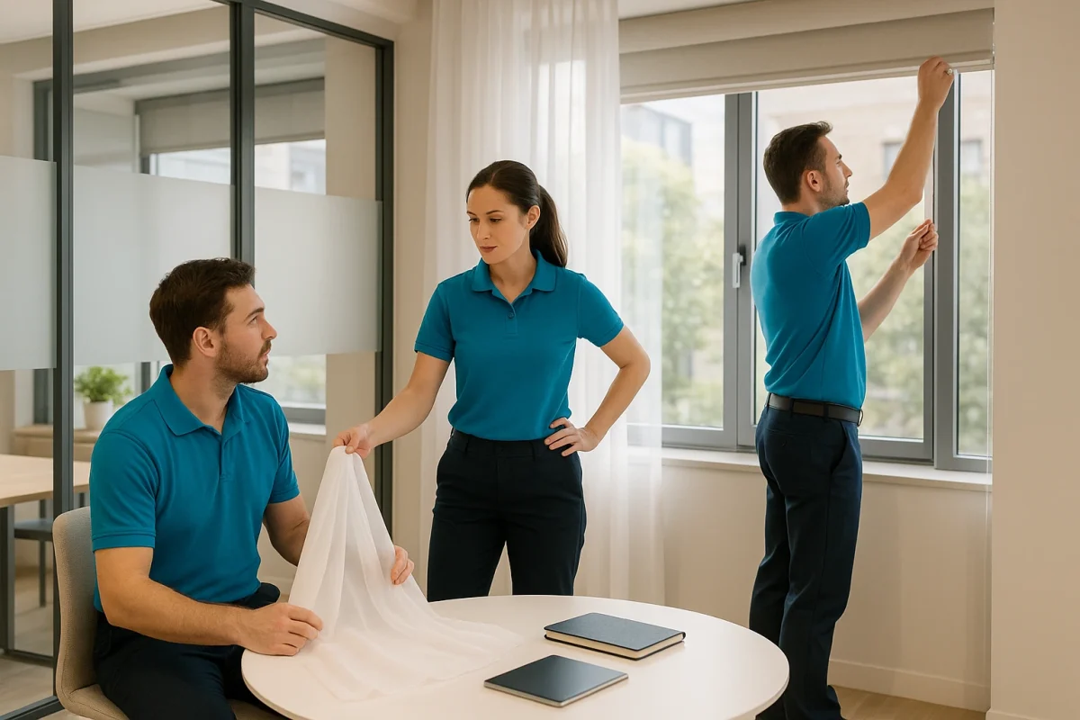 Cortinas visillo a medida instaladas con rapidez