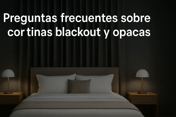 Dormitorio moderno con cortinas blackout gris oscuro