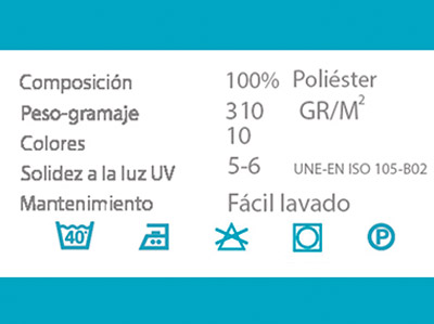 Datos técnicos panel japonés decorativo POSEIDON