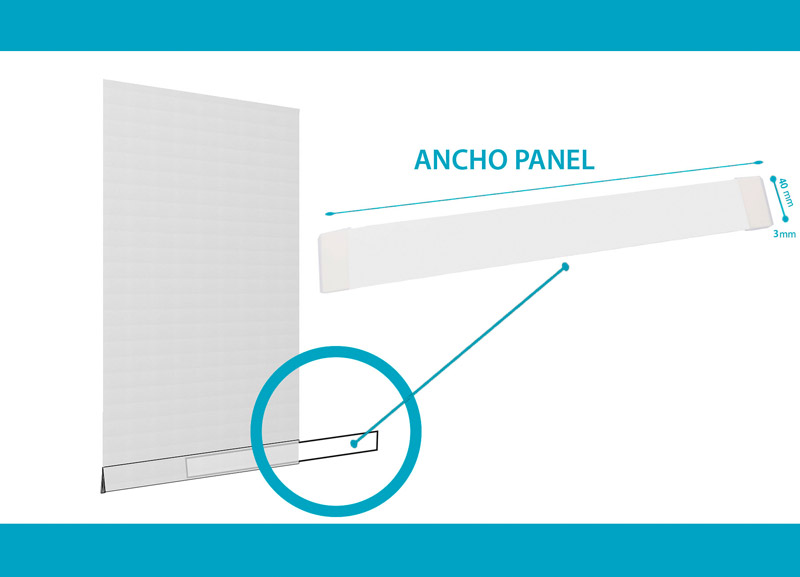 Contrapeso panel japonés screen 4000